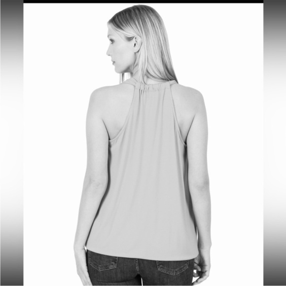Zenana Crepe Twist Front Tank Top - Picture 3 of 3